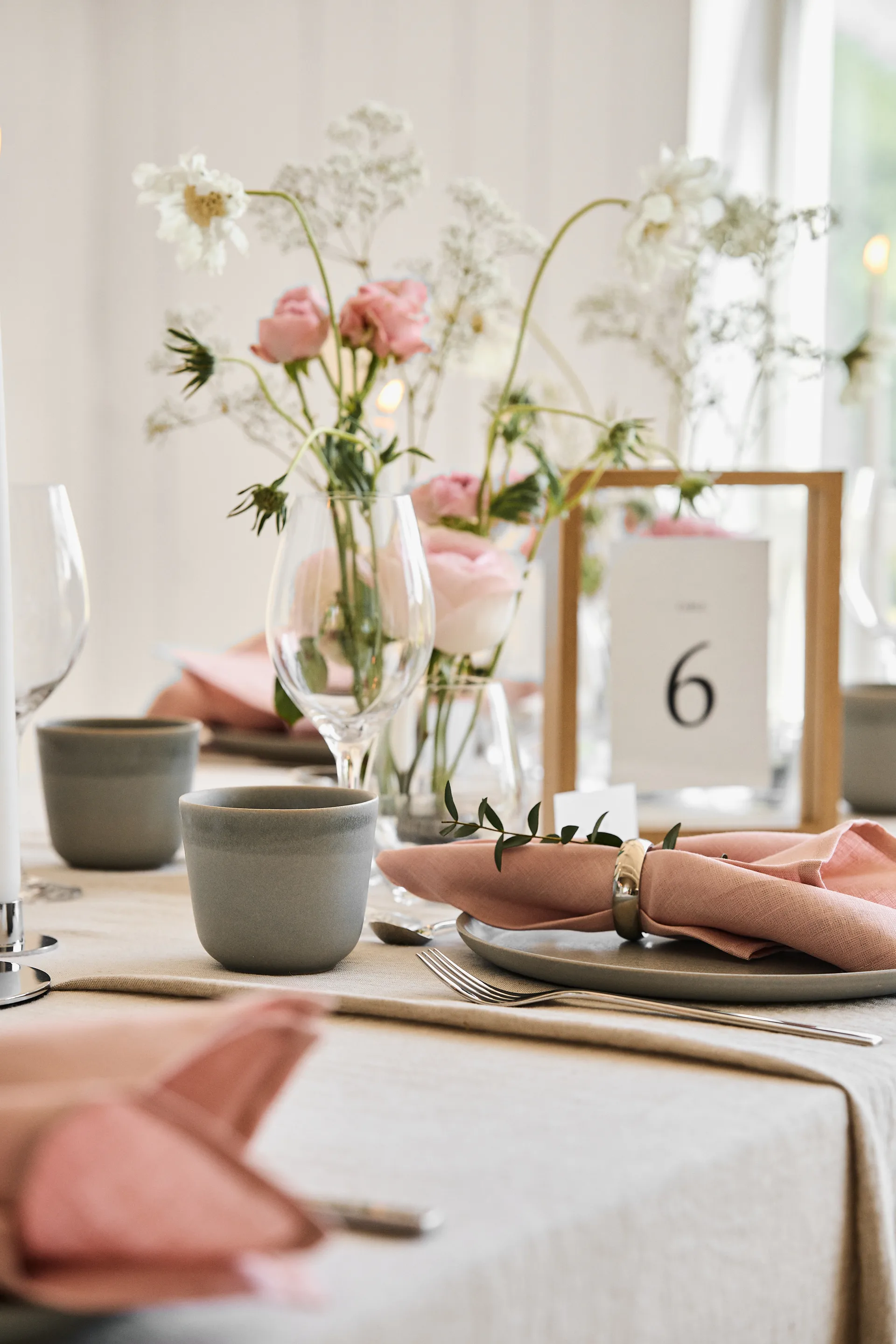 Morgon grå tallerken Ø24 cm 4-pak, Grå Paradisverkstaden