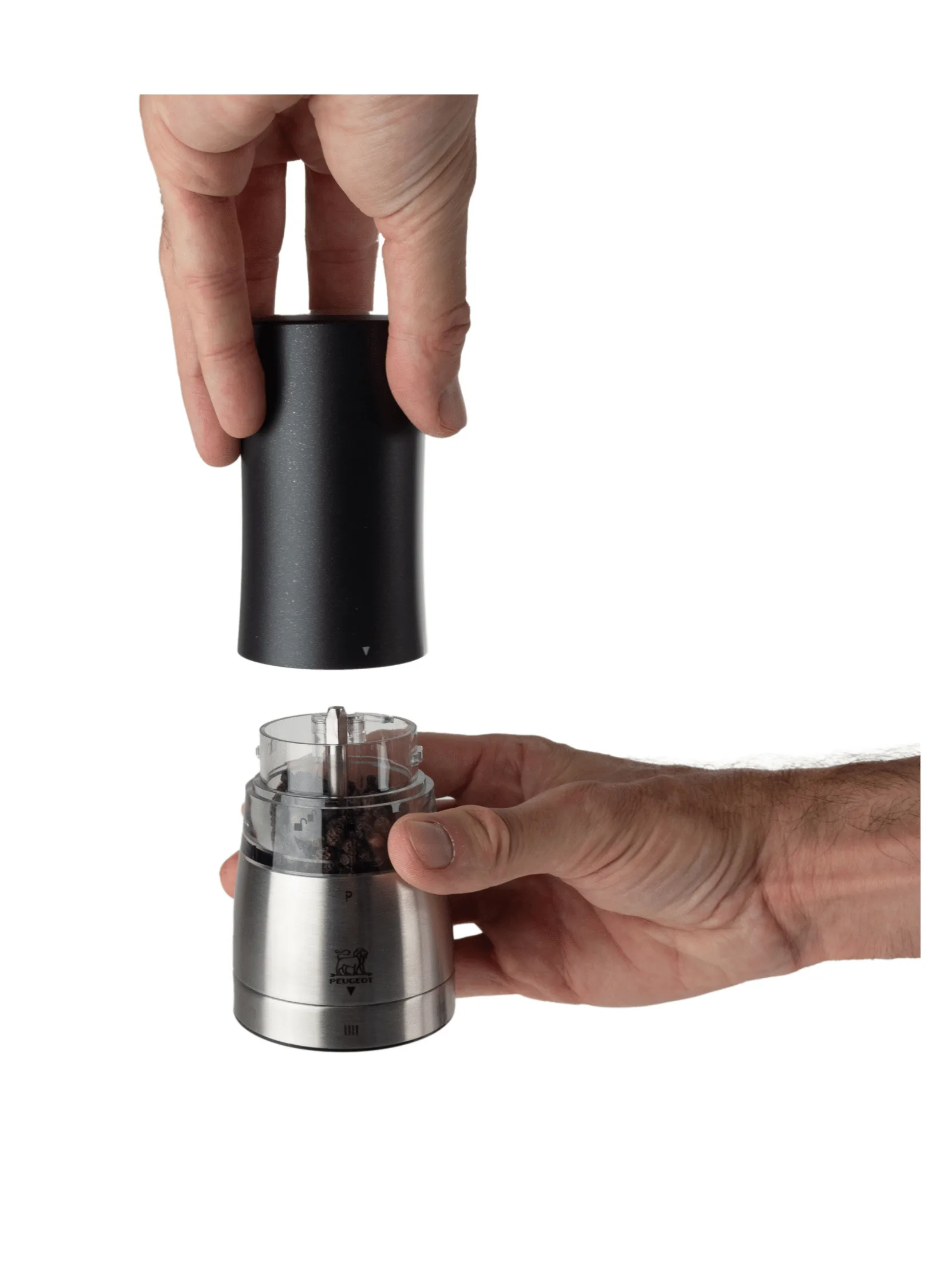 Daman elektrisk peberkværn 16 cm, Sort Peugeot