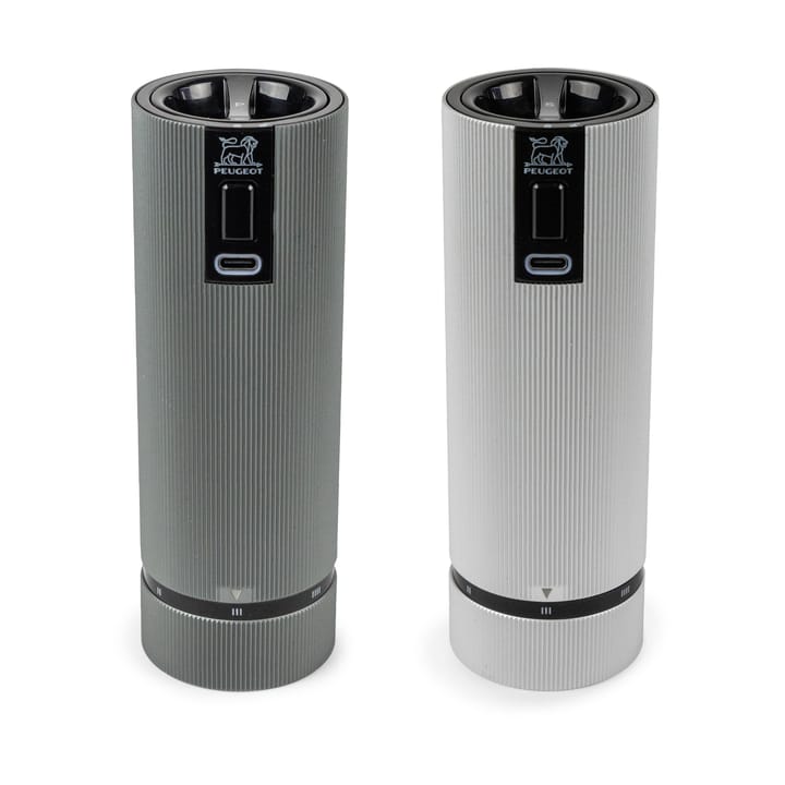 Line Z DUO Electic salt-og peberkværn 2 dele - Aluminium-carbon - Peugeot