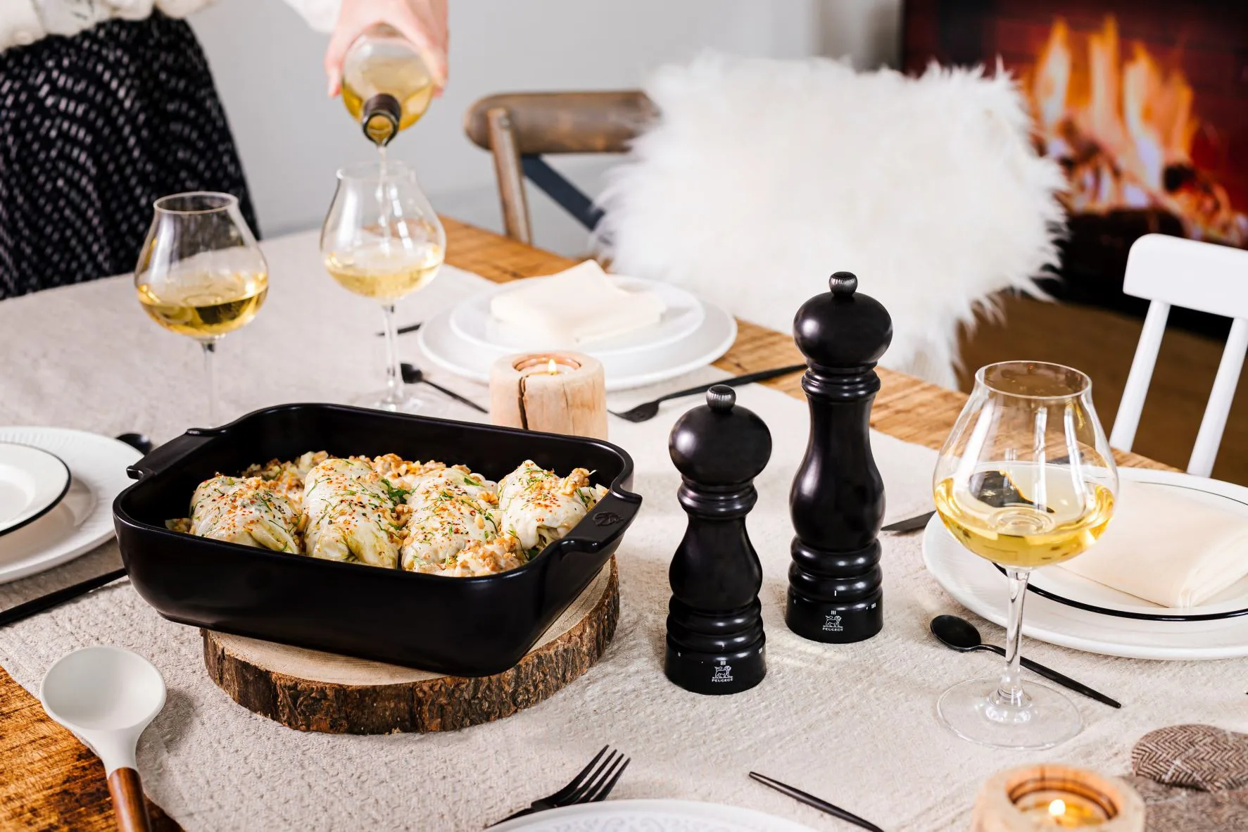 Paris u'Select peberkværn 22 cm, Satin black Peugeot