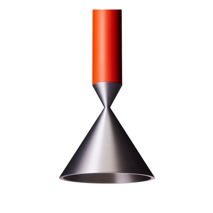 Apollo 59 pendel, Red orange-aluminium Pholc