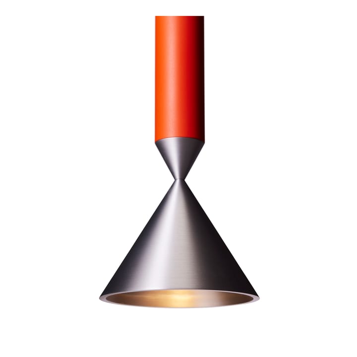 Apollo 59 pendel, Red orange-aluminium Pholc