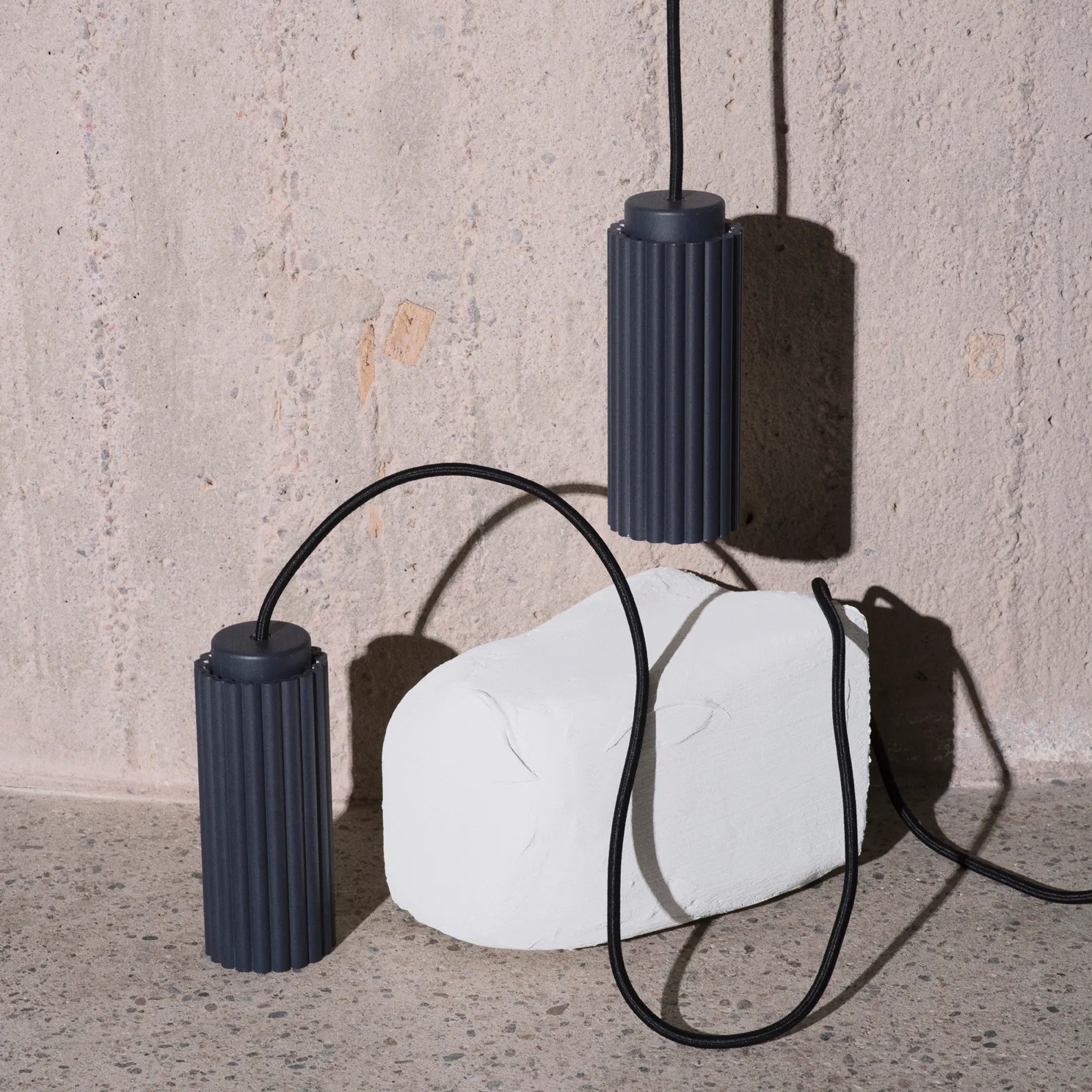 Donna 7 loftslampe GU9, Black ink Pholc