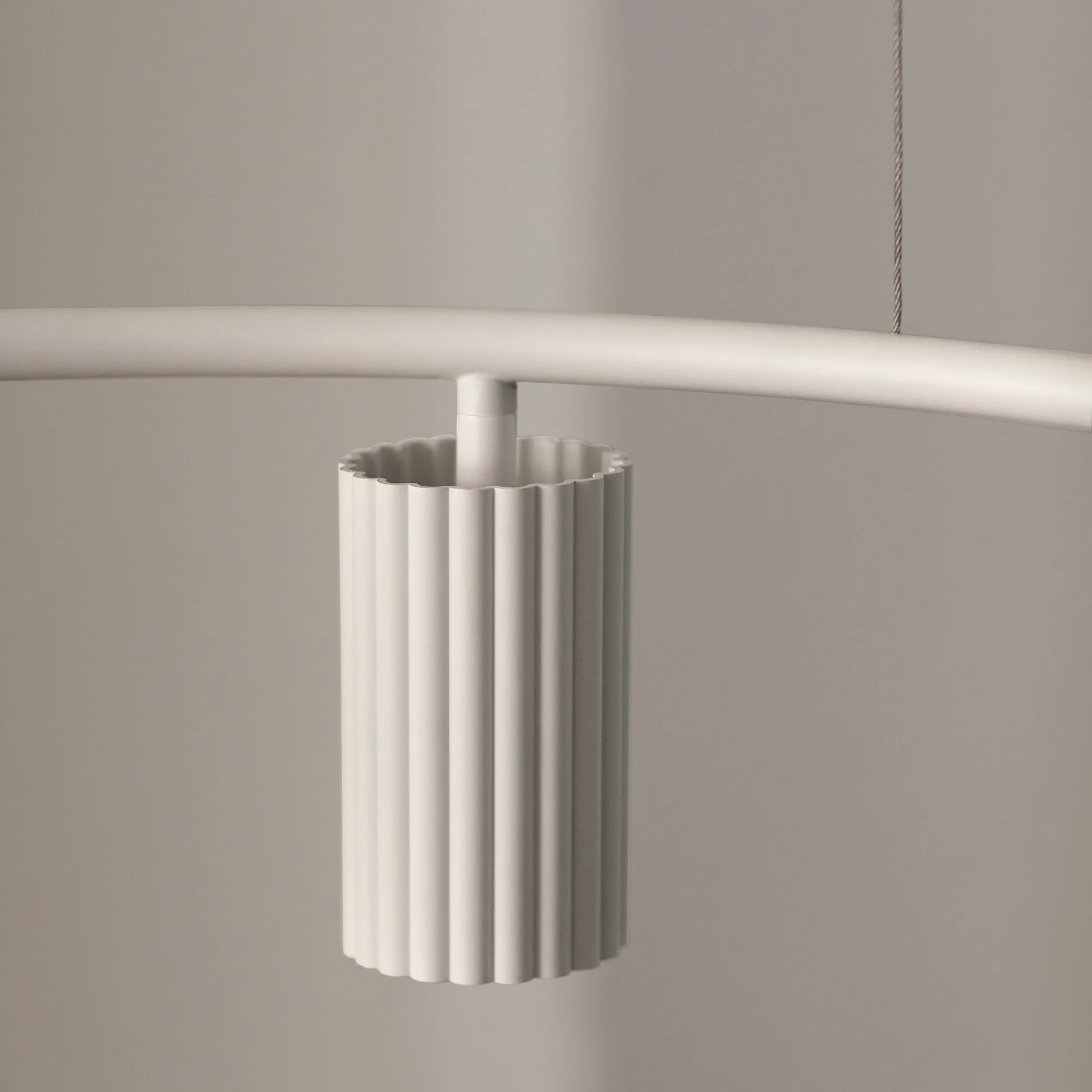 Donna Circle 60 loftslampe, Linen Pholc
