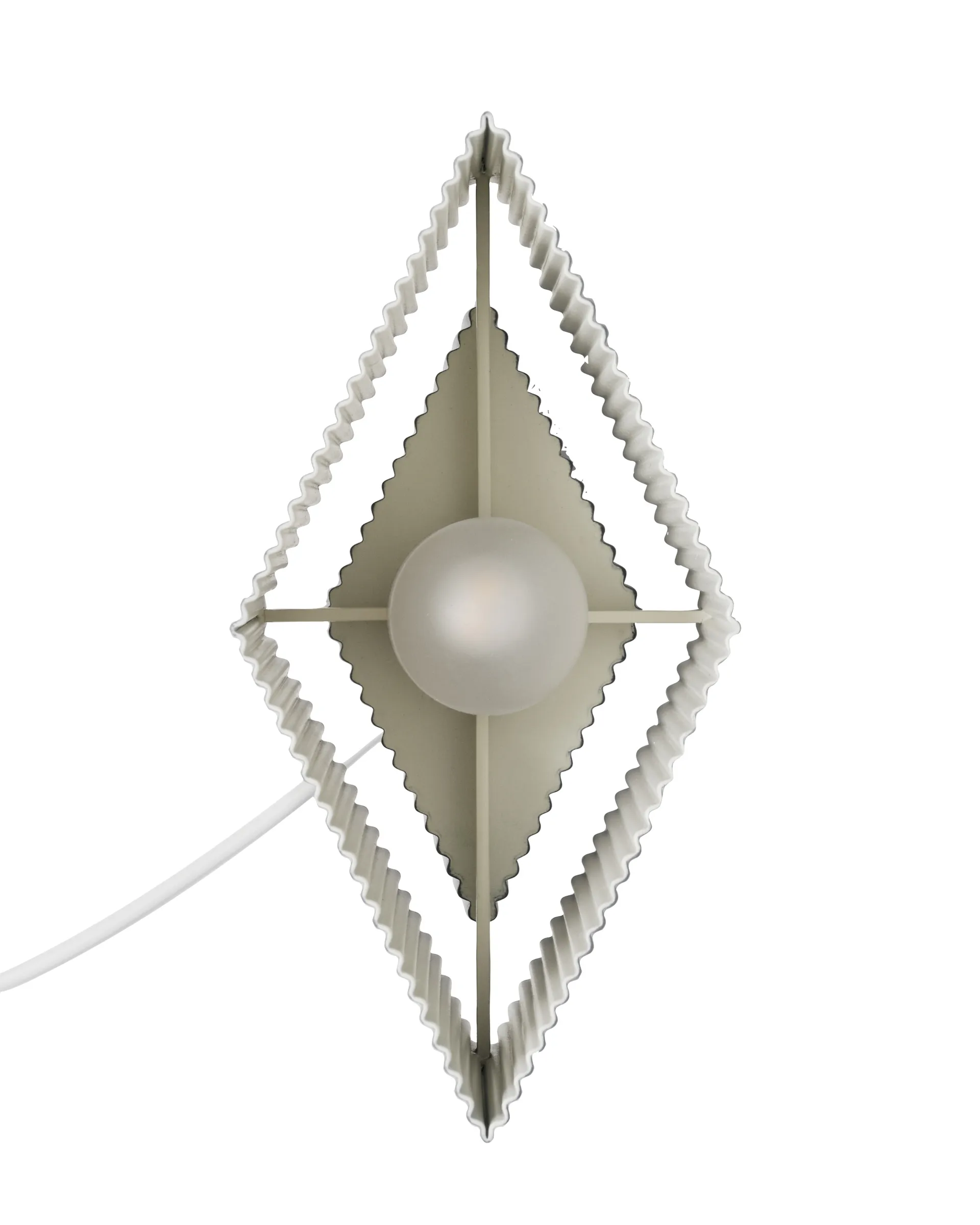 Romb Mini portable bordlampe 19 cm, Bomuld Pholc