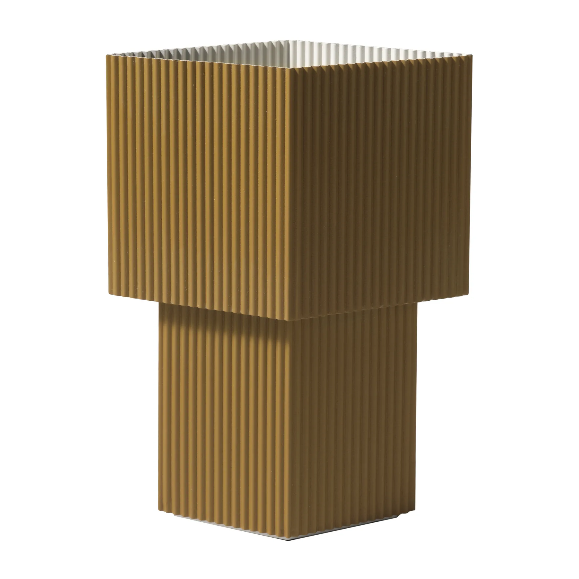 Romb Mini portable bordlampe 19 cm, Cumin Pholc