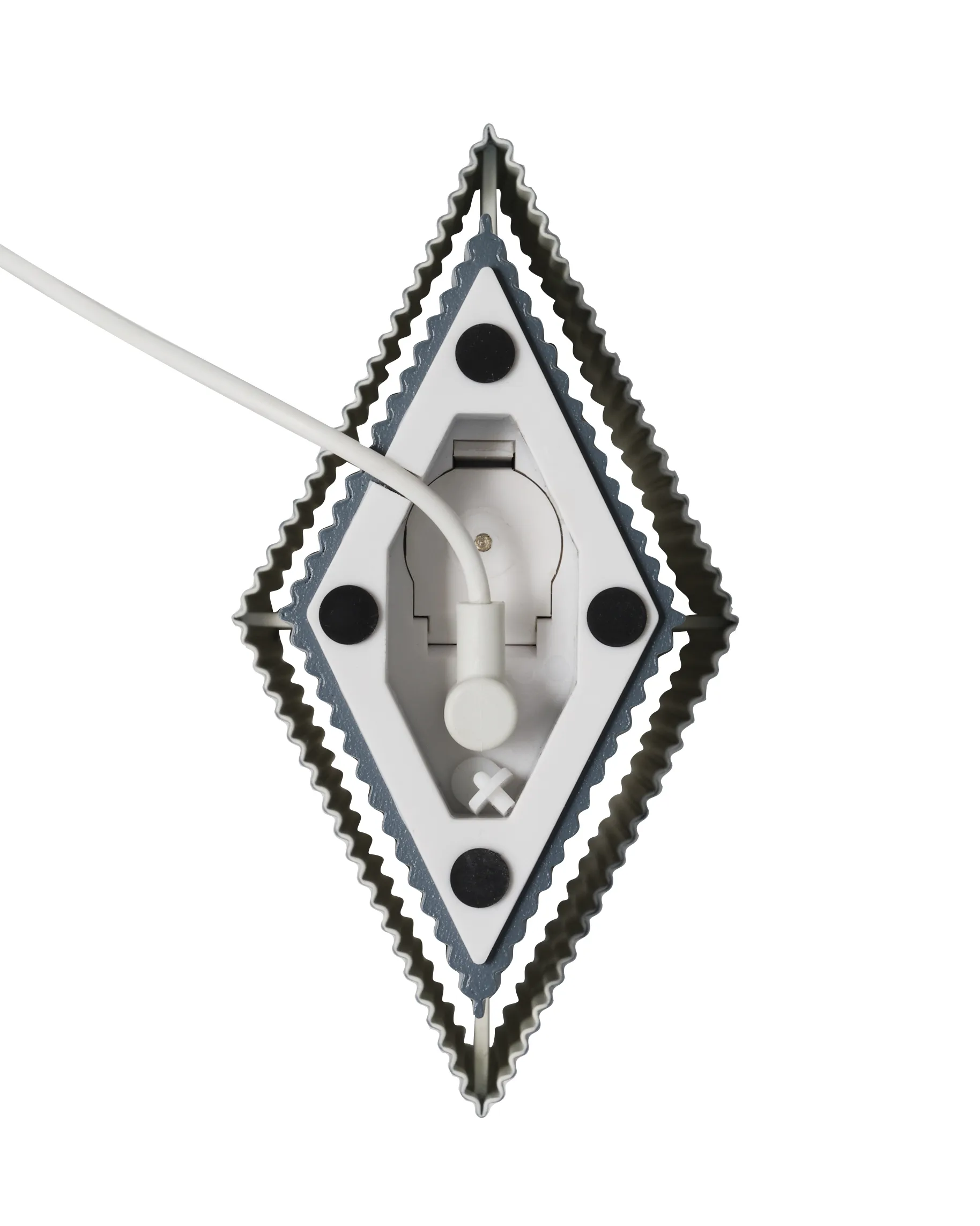 Romb Mini portable bordlampe 19 cm, Vanilla Pholc