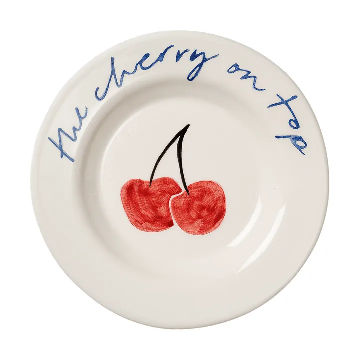 Cherry tapastallerken - Rød, 15 cm - Pick a Poppy