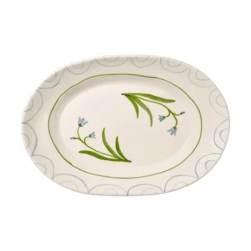 Cottage flower Blue Bell serveringsfad - Light Blue, 38,5 cm - Pick a Poppy