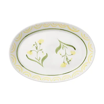 Cottage Flower serveringsfad - Gul, 32 cm - Pick a Poppy