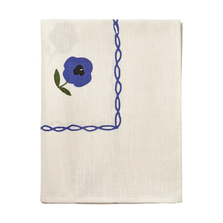 Madelen Möllard Pansy dug - Blue, 350x150 cm - Pick a Poppy