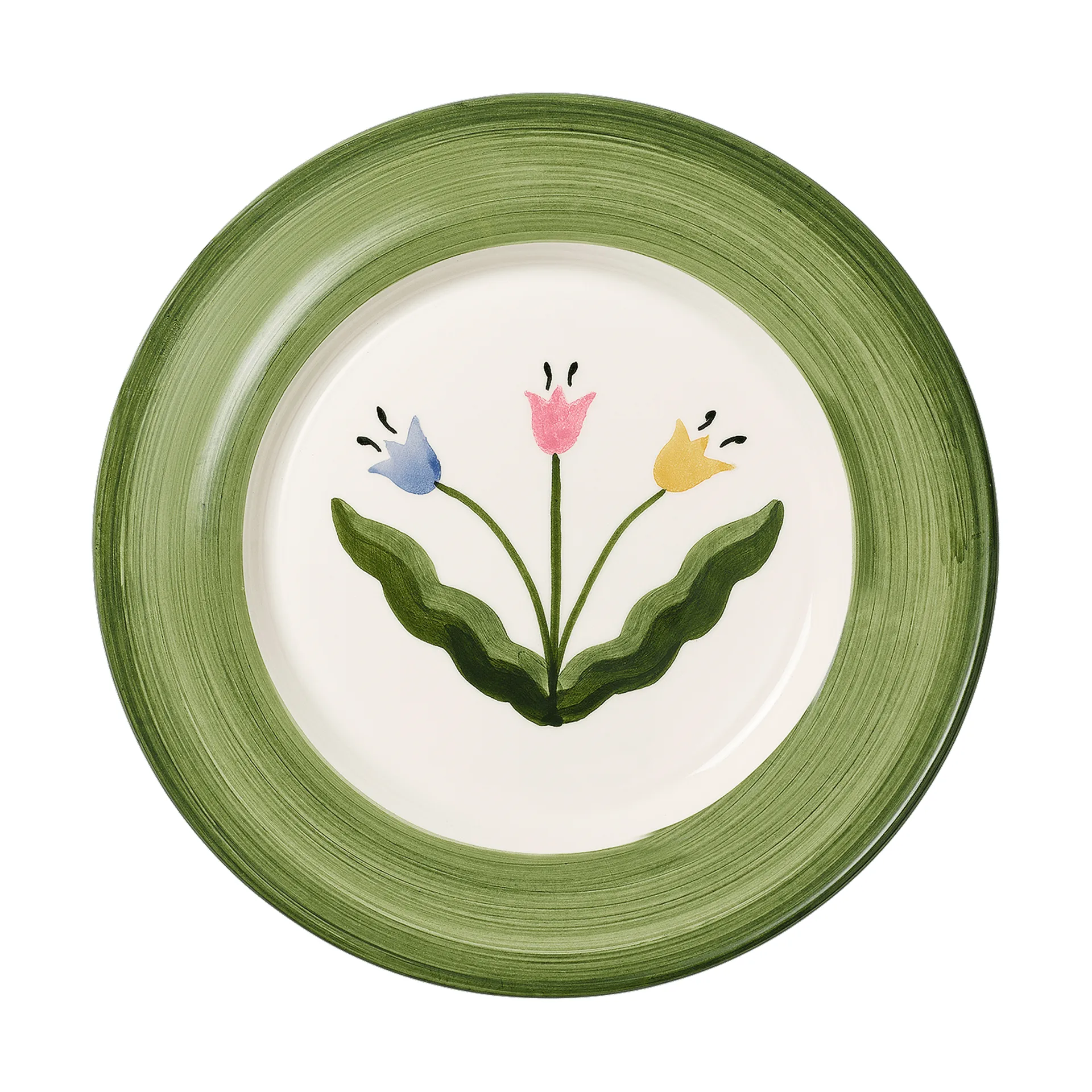 Madelen Möllard Tulip salattallerken, Green, 22 cm Pick a Poppy