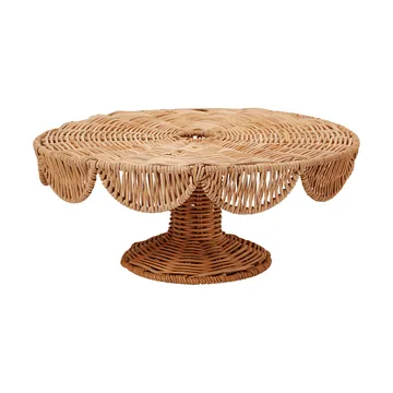 Scallop Cake serveringsfad - Natural, 30x12 cm - Pick a Poppy