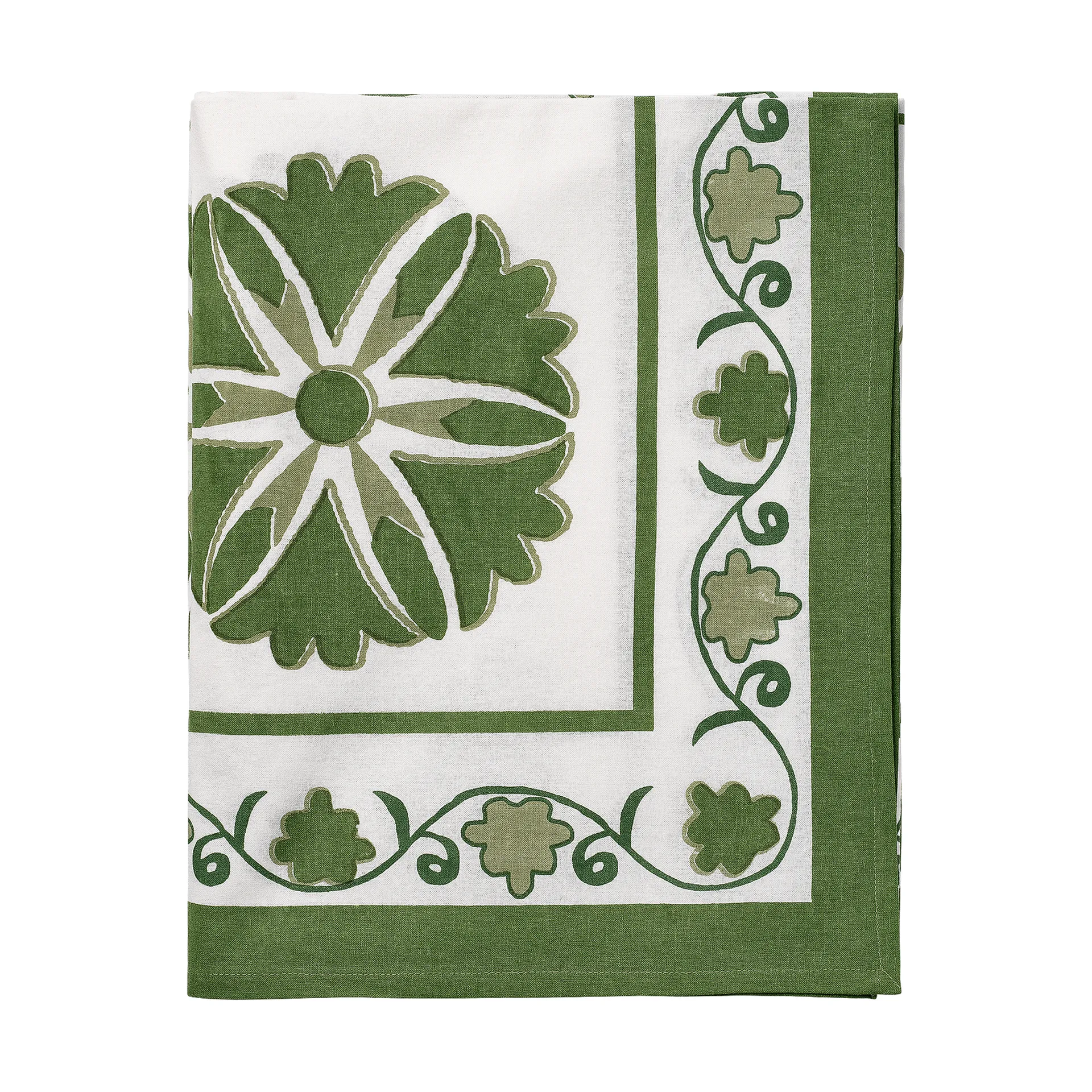 Suzani dug, Green, 350x150 cm Pick a Poppy