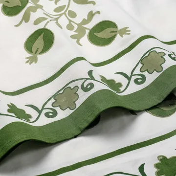 Suzani dug - Green, 350x150 cm - Pick a Poppy