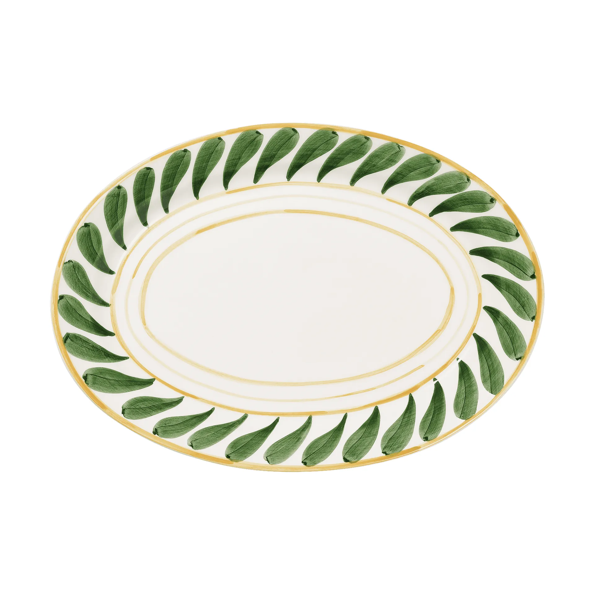 Swirl serveringsfad, Green, 32 cm Pick a Poppy