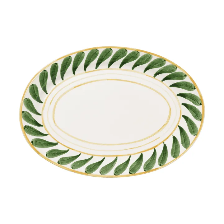 Swirl serveringsfad - Green, 32 cm - Pick a Poppy
