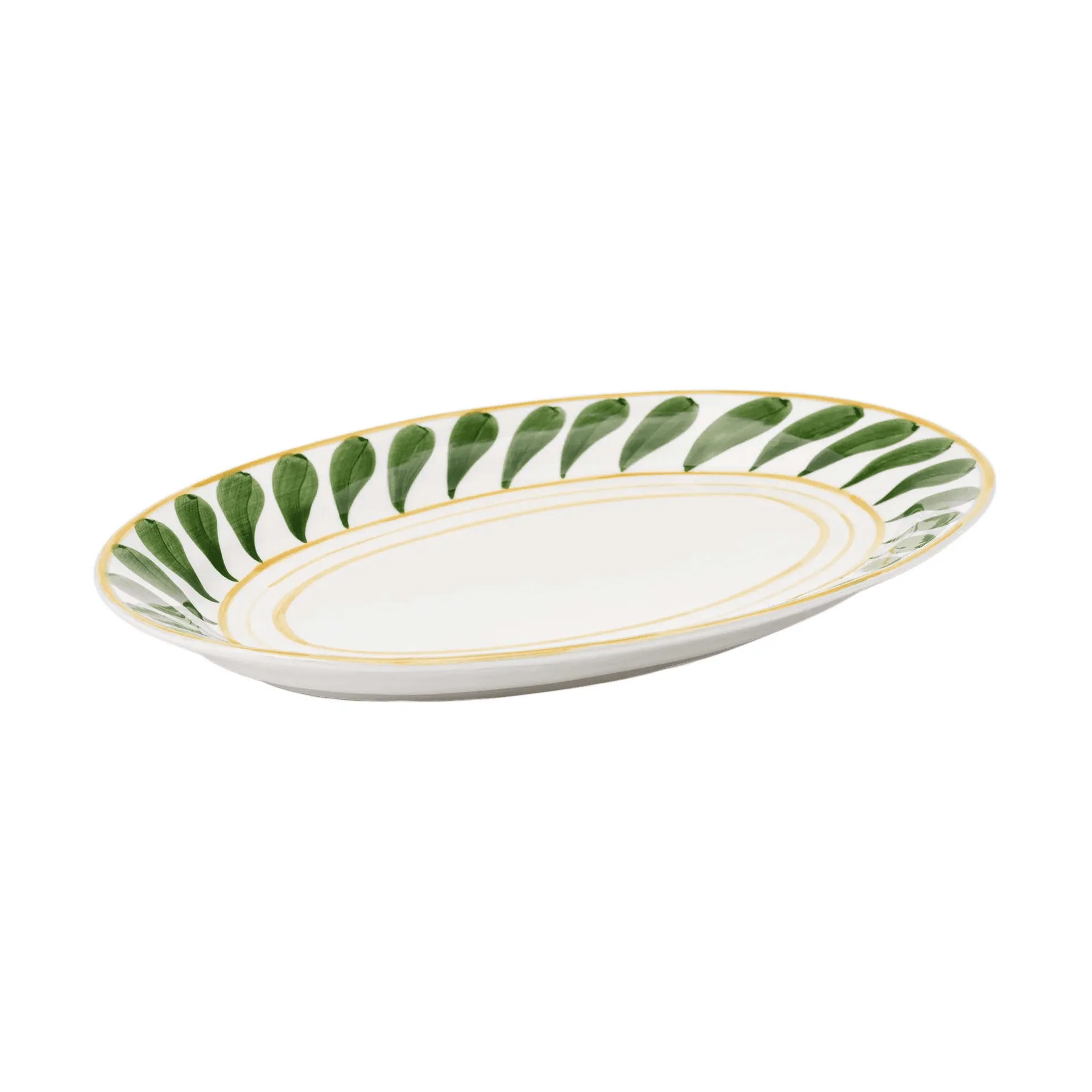 Swirl serveringsfad, Green, 32 cm Pick a Poppy