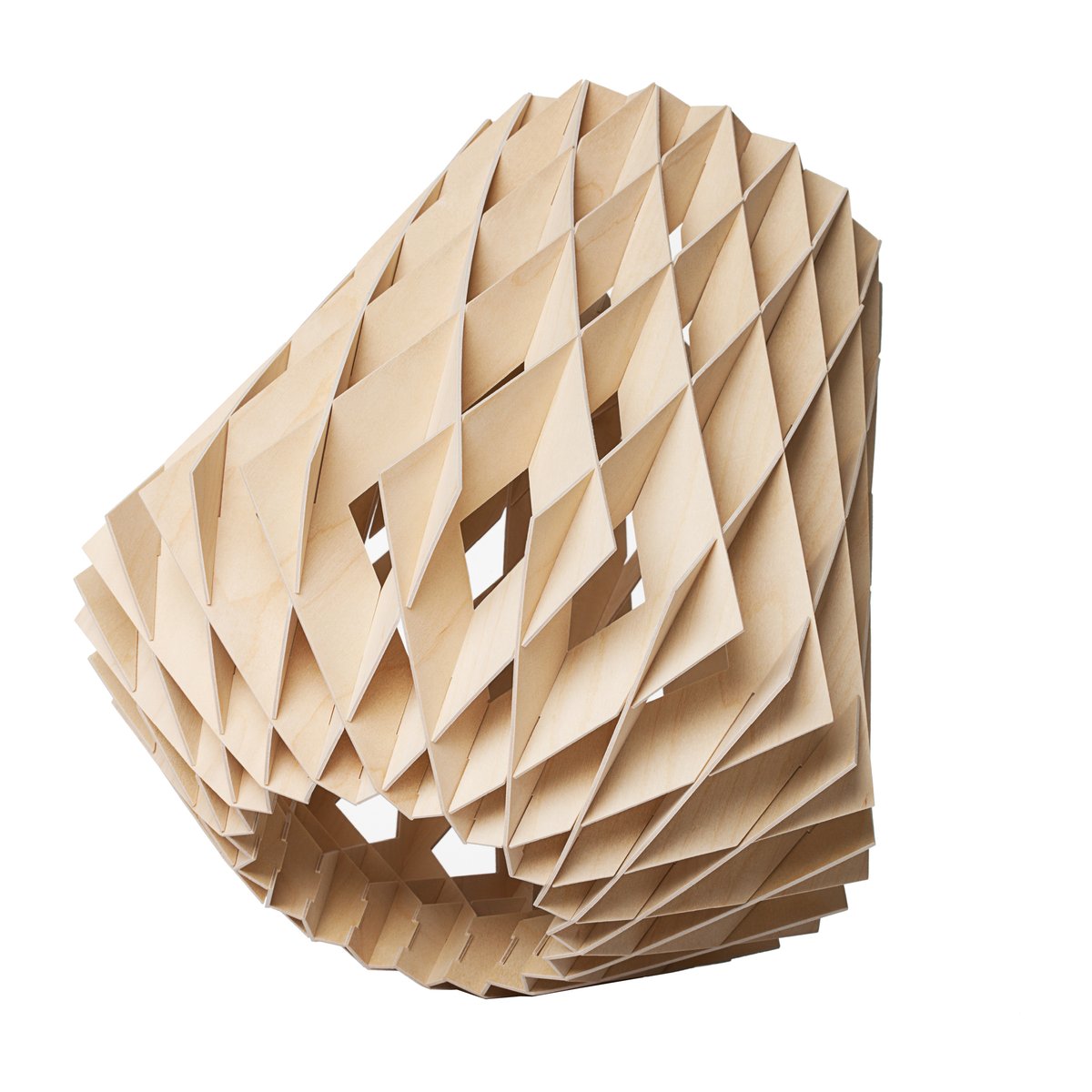Pilke Signature gulvlampe Ø64 cm Birk | Skandinavisk Design | Gulvlamper | Beige