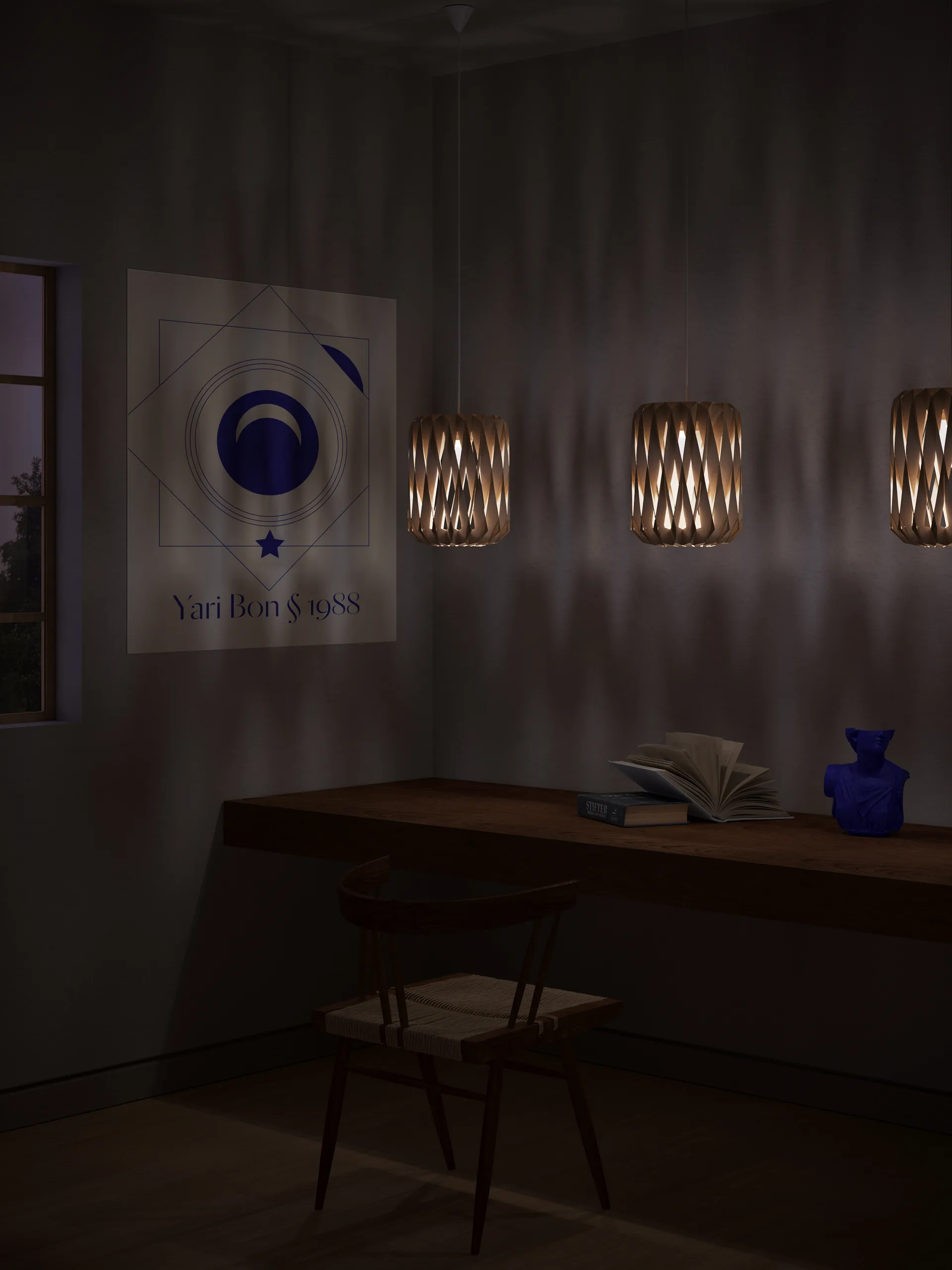 Pilke Signature pendel Ø18 cm, Birk Pilke