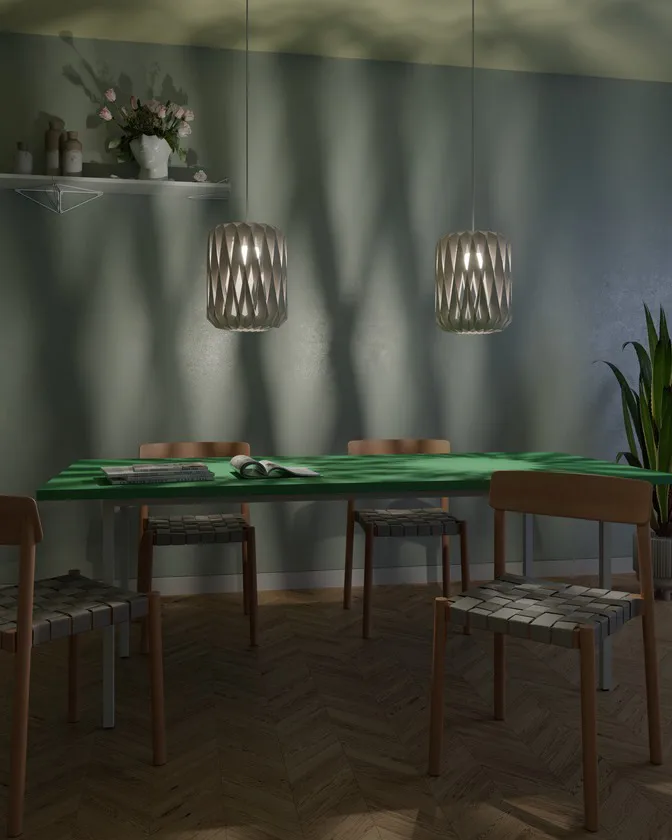 Pilke Signature pendel Ø18 cm, Hvid Pilke