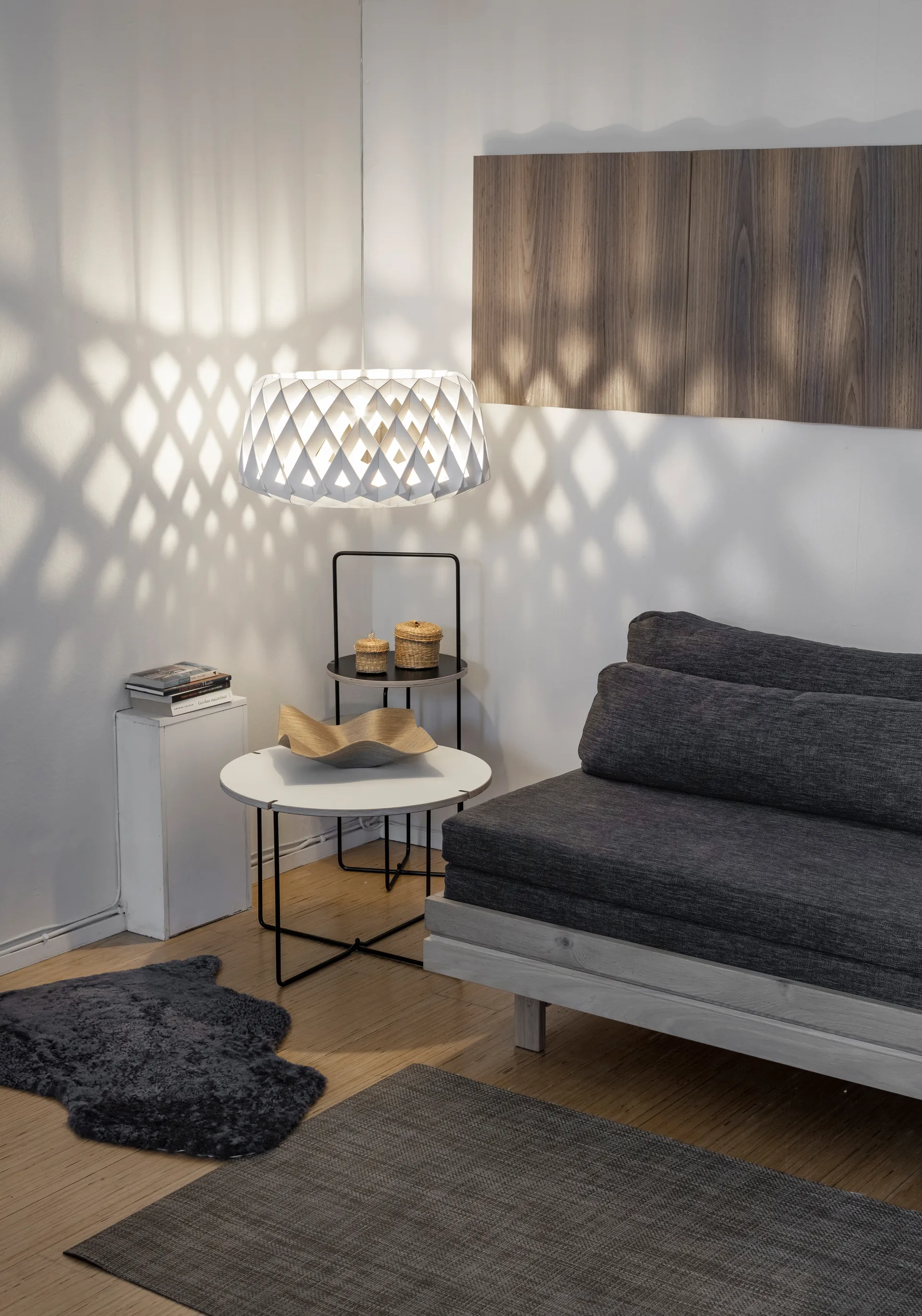 Pilke Signature pendel Ø60 cm, Hvid Pilke