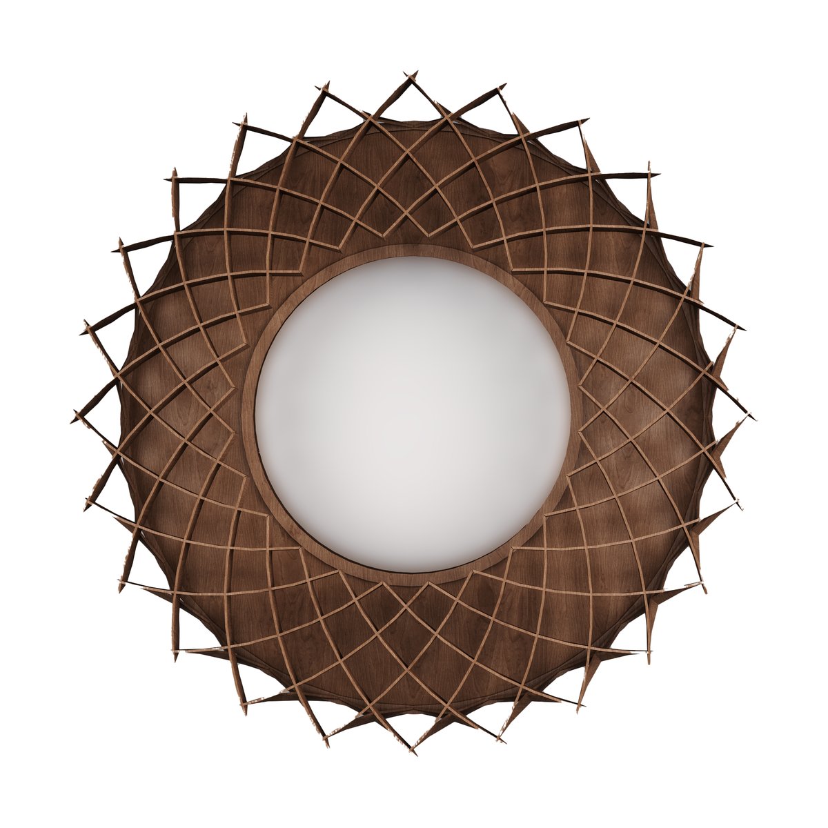 Pilke Signature plafond Ø65 cm Brun | Skandinavisk Design | Plafonder | Brun