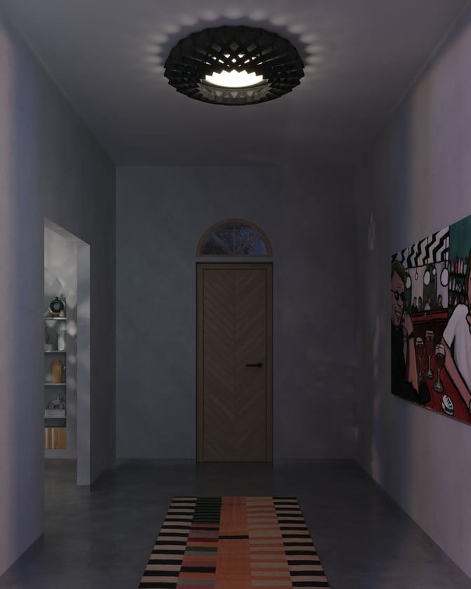 Pilke Signature plafond Ø65 cm, Sort Pilke