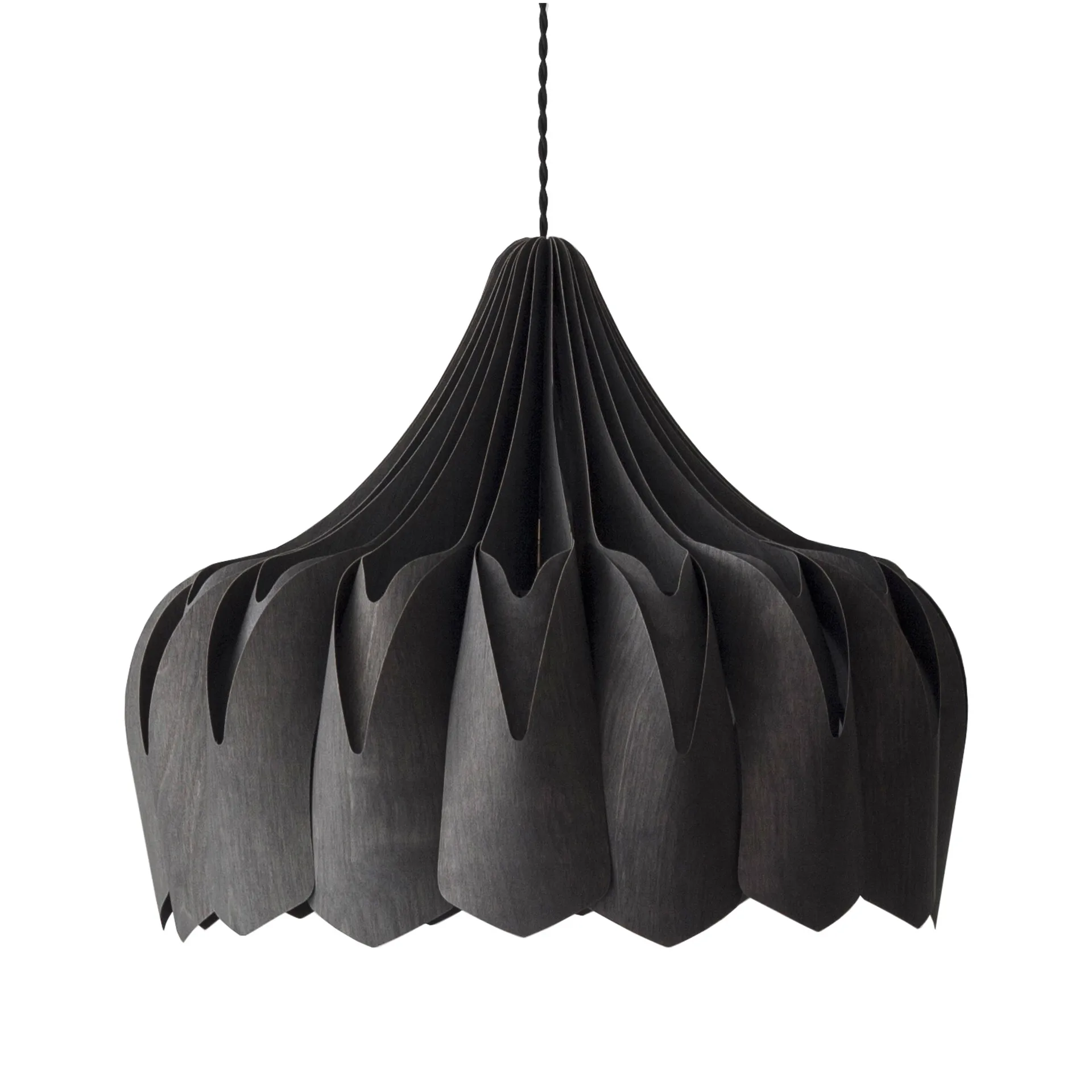 Pioni pendel L Ø52 cm, Sort Pilke