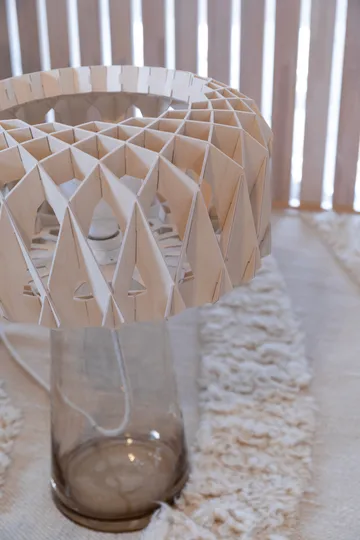 Signature 35 bordlampe - Amber-birk, Ø36,5x53 cm - Pilke