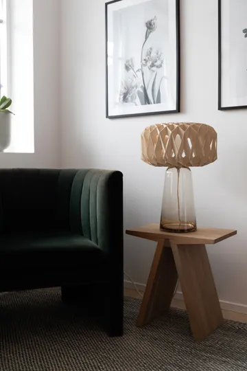 Signature 35 bordlampe - Amber-birk, Ø36,5x53 cm - Pilke