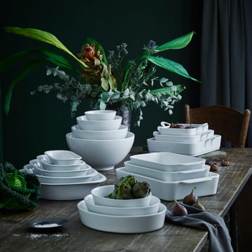 Pillivuyt serveringstallerken, hvid - 38x21 cm - Pillivuyt
