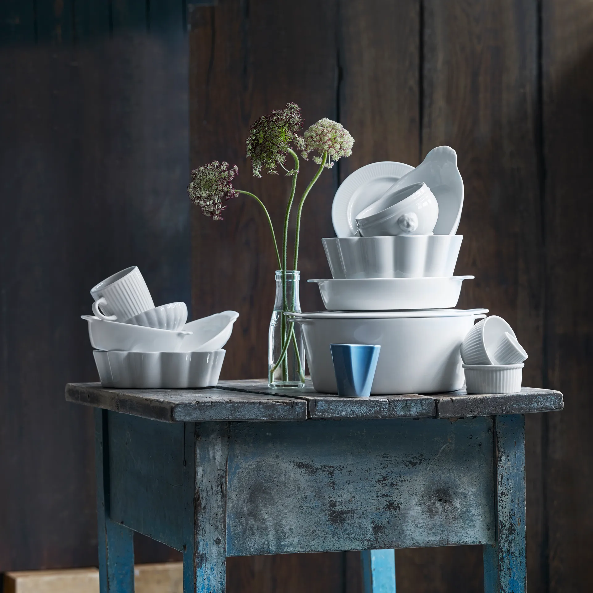 Pillivuyt serveringstallerken, oval, hvid, 28x16 cm Pillivuyt