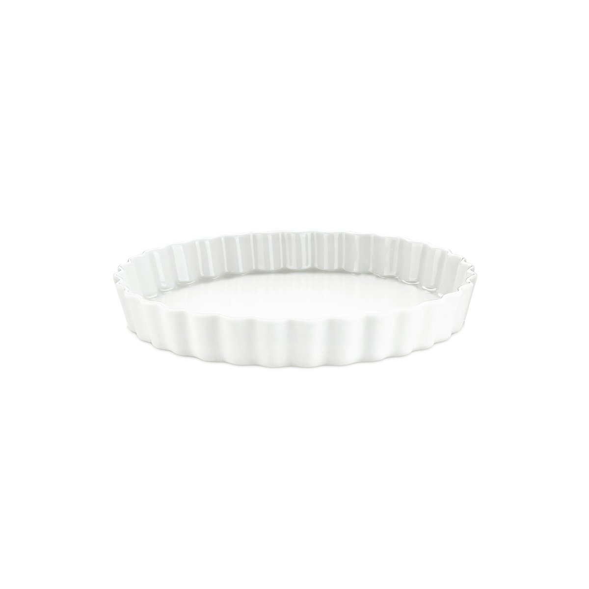Pillivuyt tærteform, rund, hvid Ø 11 cm | Skandinavisk Design | Tærteforme | Hvid