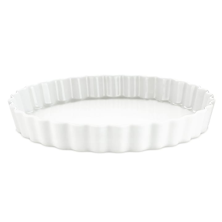Pillivuyt tærteform, rund, hvid - Ø 29 cm - Pillivuyt