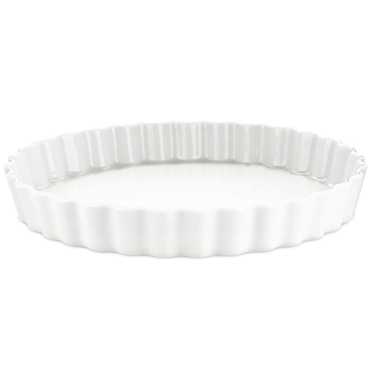 Pillivuyt tærteform, rund, hvid - Ø 33 cm - Pillivuyt