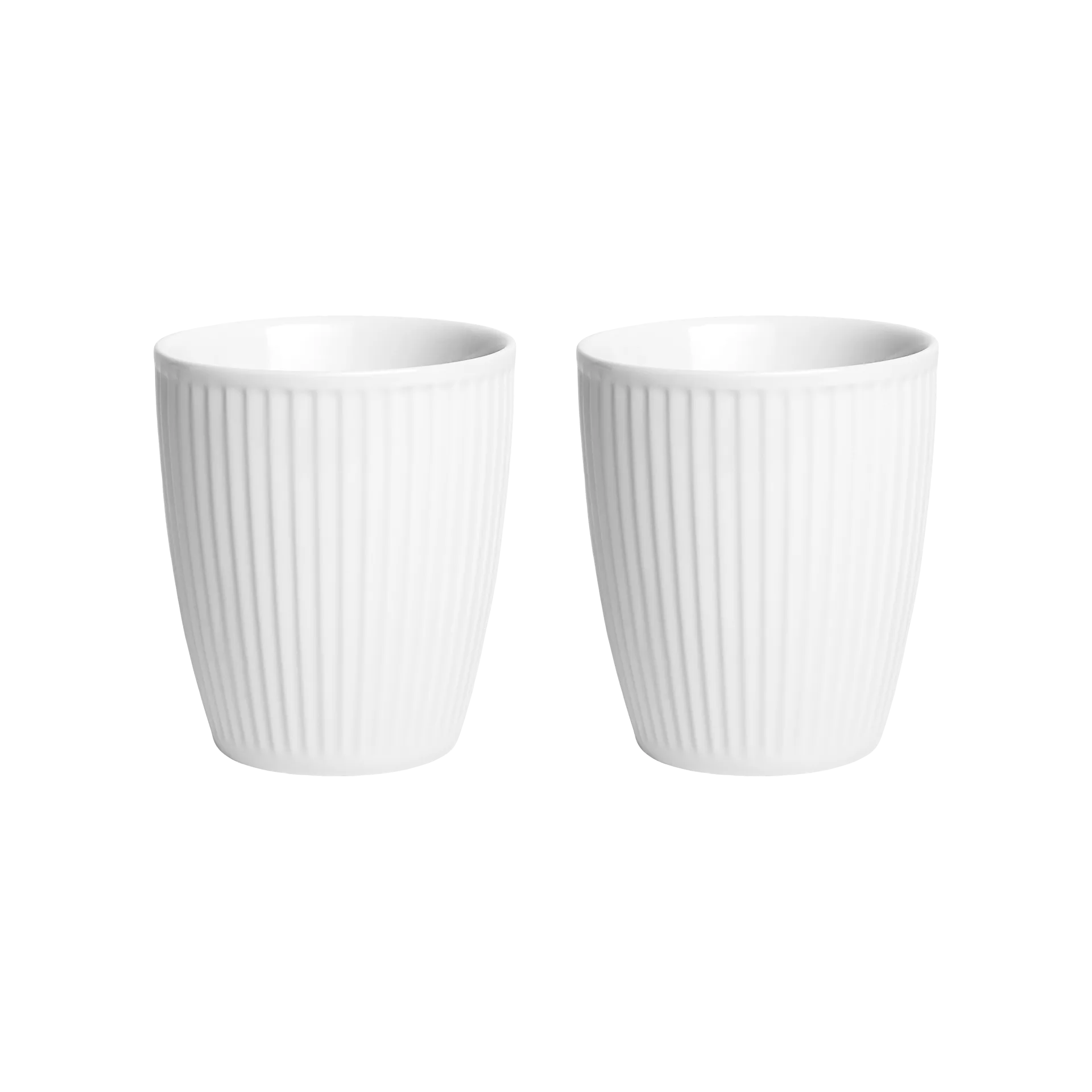 Plissé Termokrus 8 cl 2-pak, Hvid Pillivuyt