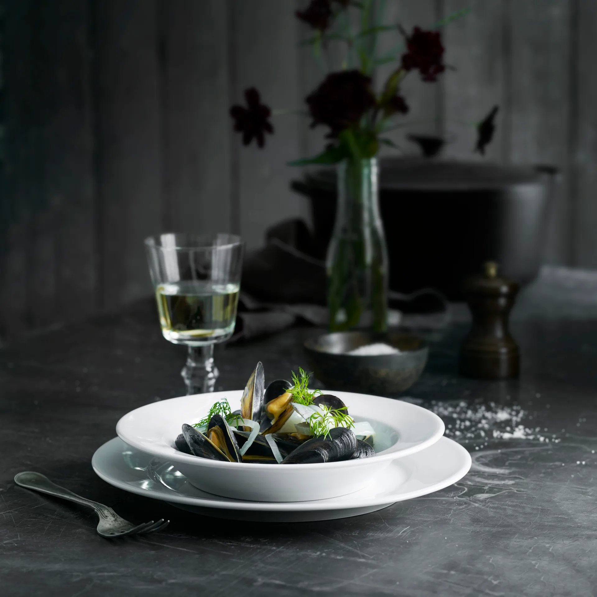 Sancerre dyb tallerken Ø 22 cm, Hvid Pillivuyt