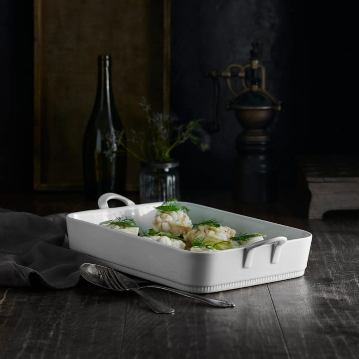 Toulouse lasagnetallerken, hvid med hank - Hvid - Pillivuyt