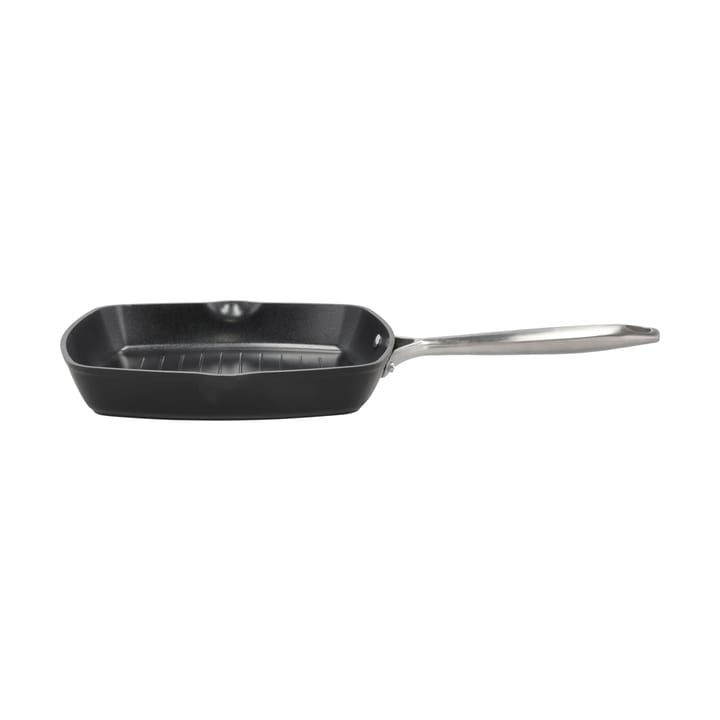 Travo grillpande keramisk non-stick 24x24 cm - Sort-aluminium - Pillivuyt