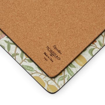 Morris & Co Simpley mixed dækkeserviet 4 dele - Fruit, Willow, Strawberry Thief, Marigold - Pimpernel