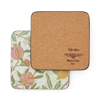 Morris & Co Simpley mixed glasunderlag 6 dele - Fruit, Willow, Marigold - Pimpernel