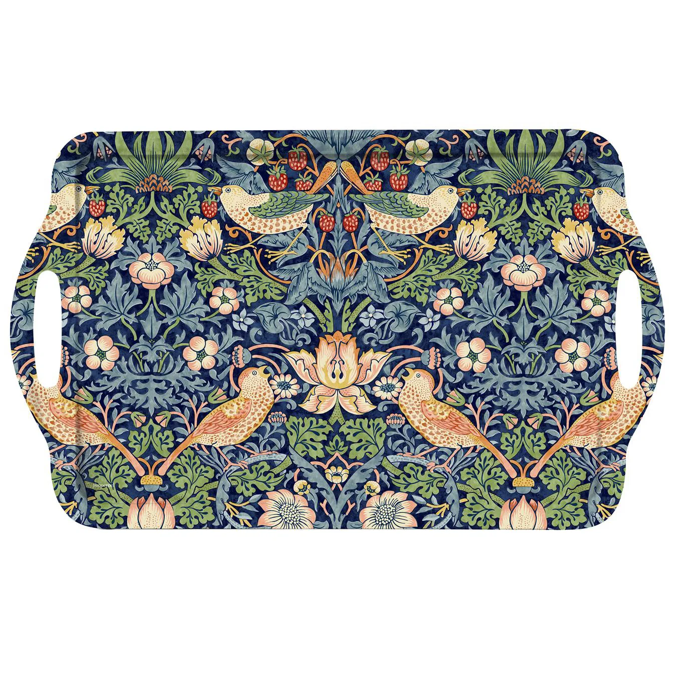 Strawberry Thief bakke med håndtag, Blå Pimpernel