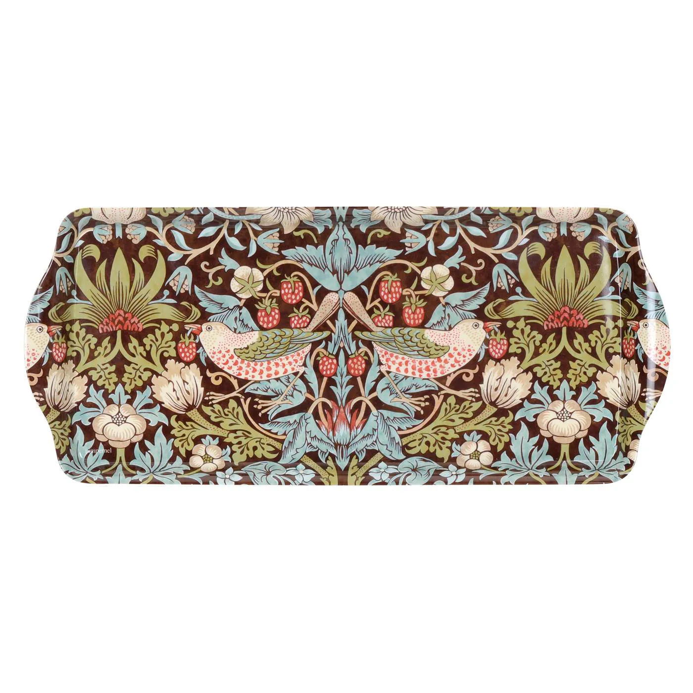 Strawberry Thief smørrebrødsbakke, Brun Pimpernel