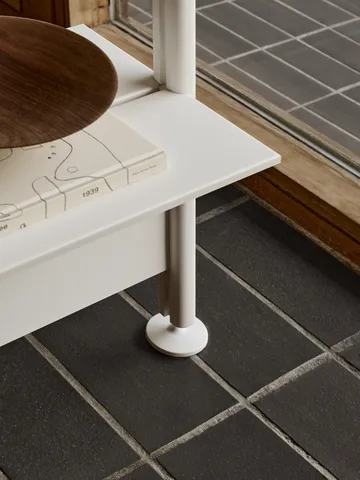 Pira G2 hyldesystem F C B White/Walnut 256-264 cm - Pira