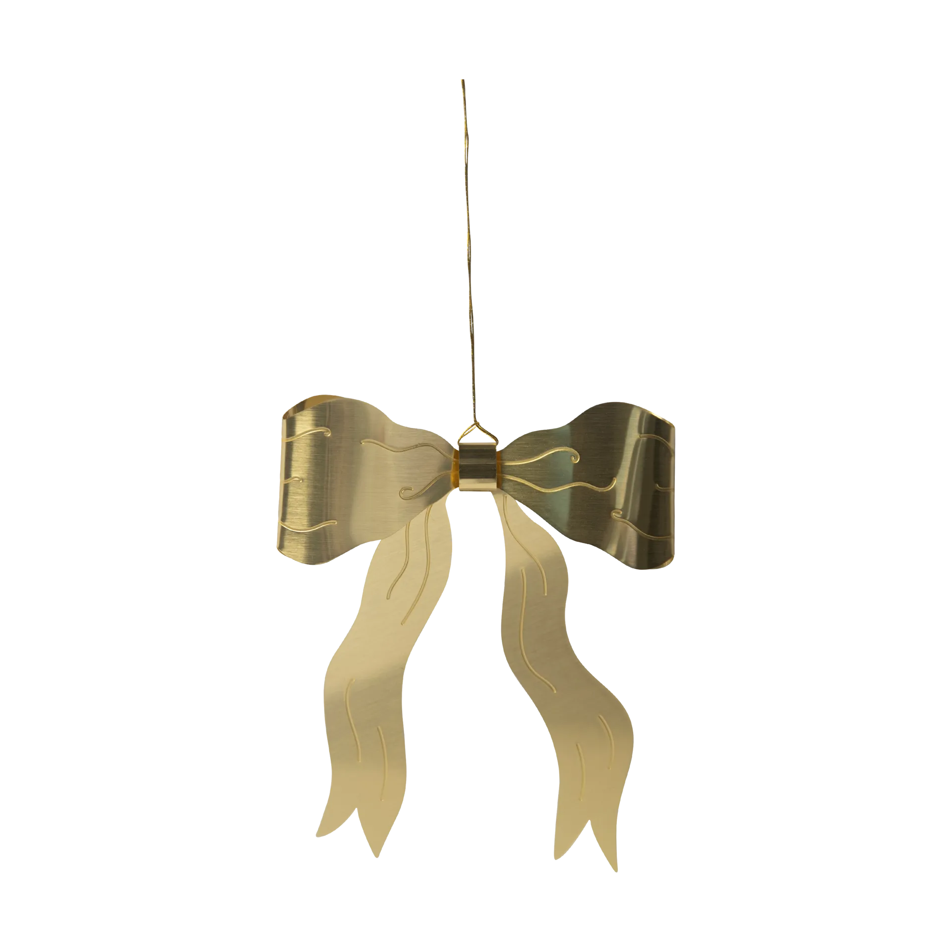 Bow dekorationsophæng, Guld Pluto Design