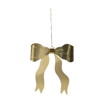 Bow dekorationsophæng - Guld - Pluto Design