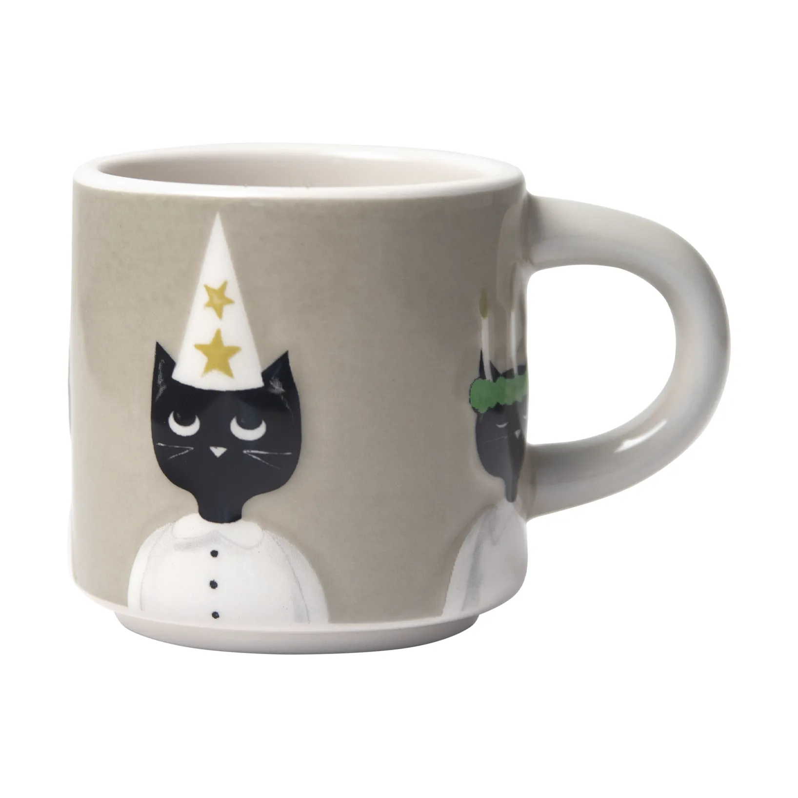 Christmas cats kop, Grå-hvid-sort Pluto Design