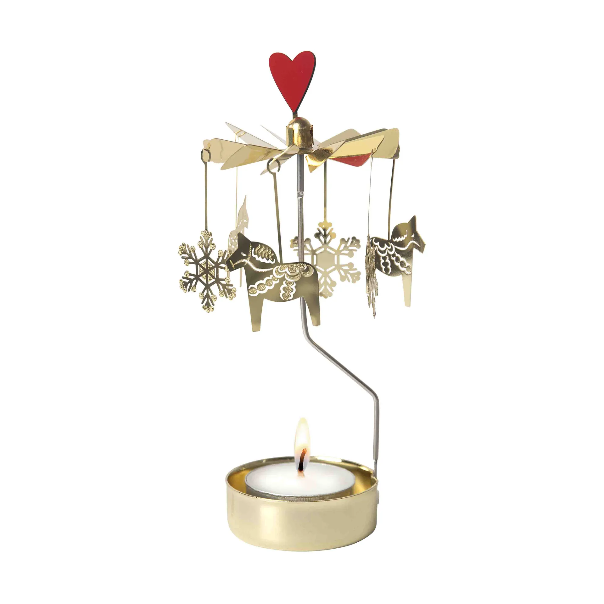 Christmas horse änglespil, Guld Pluto Design