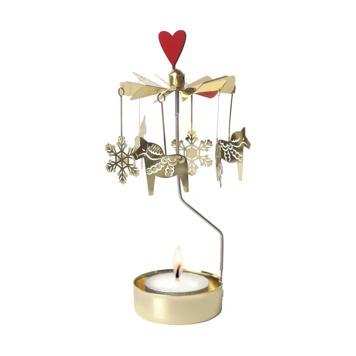 Christmas horse änglespil - Guld - Pluto Design